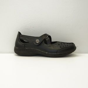 Judith Slip On Mary Jane Loafer Black 6